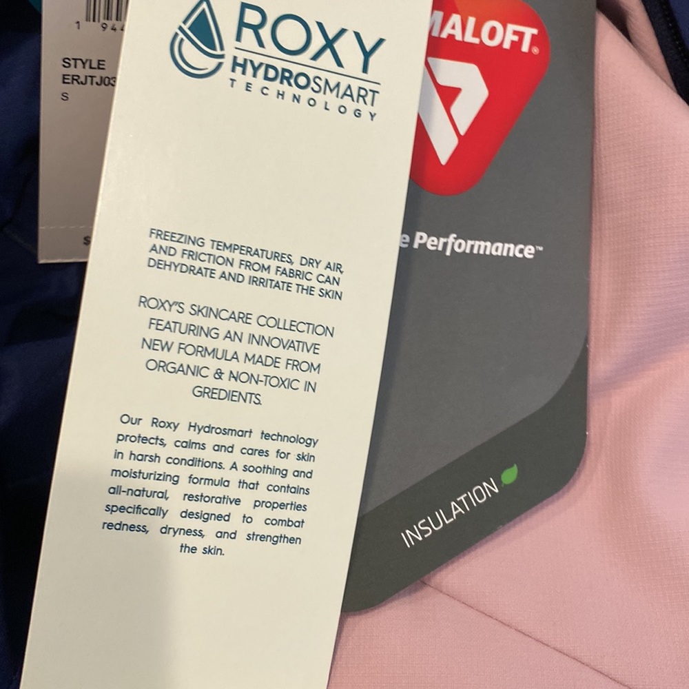 NWT!! Roxy Insulated Waterproof Ski / Snowboard Jacket Women’s Size XS - Picture 15 of 16